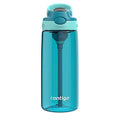 Contigo Leakproof lid 591 mL Juniper Jade Aubrey Plastic Water Bottle with Straw - 5WG3