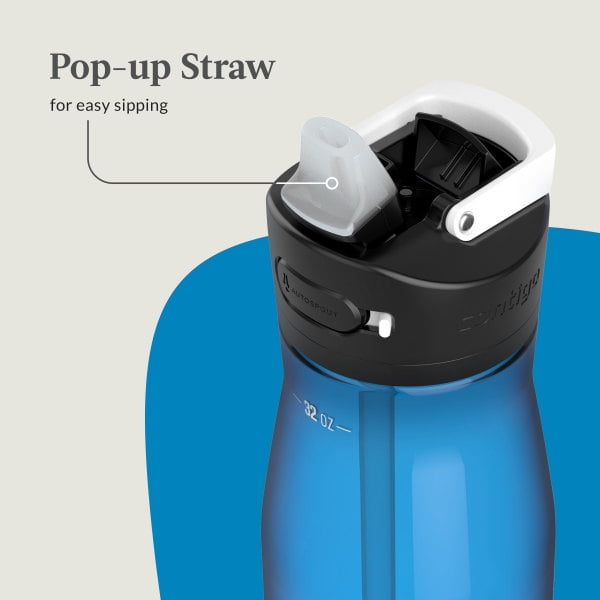 Contigo Ashland 2.0 32 oz Licorice BPA Free Water Bottle - 4UF0