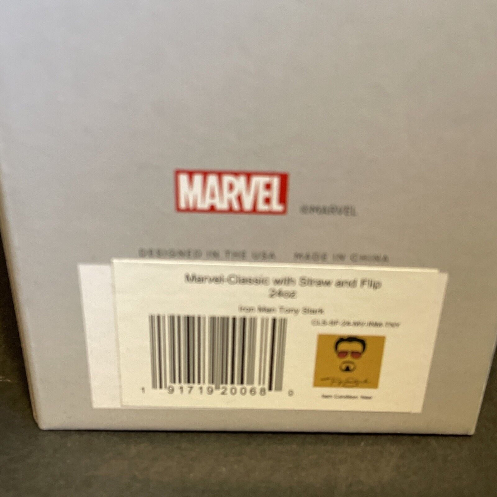 Simple Modern Insulated Iron Man Tony 24oz  Tumbler W/Flip Lid and Straw Lid - 092V