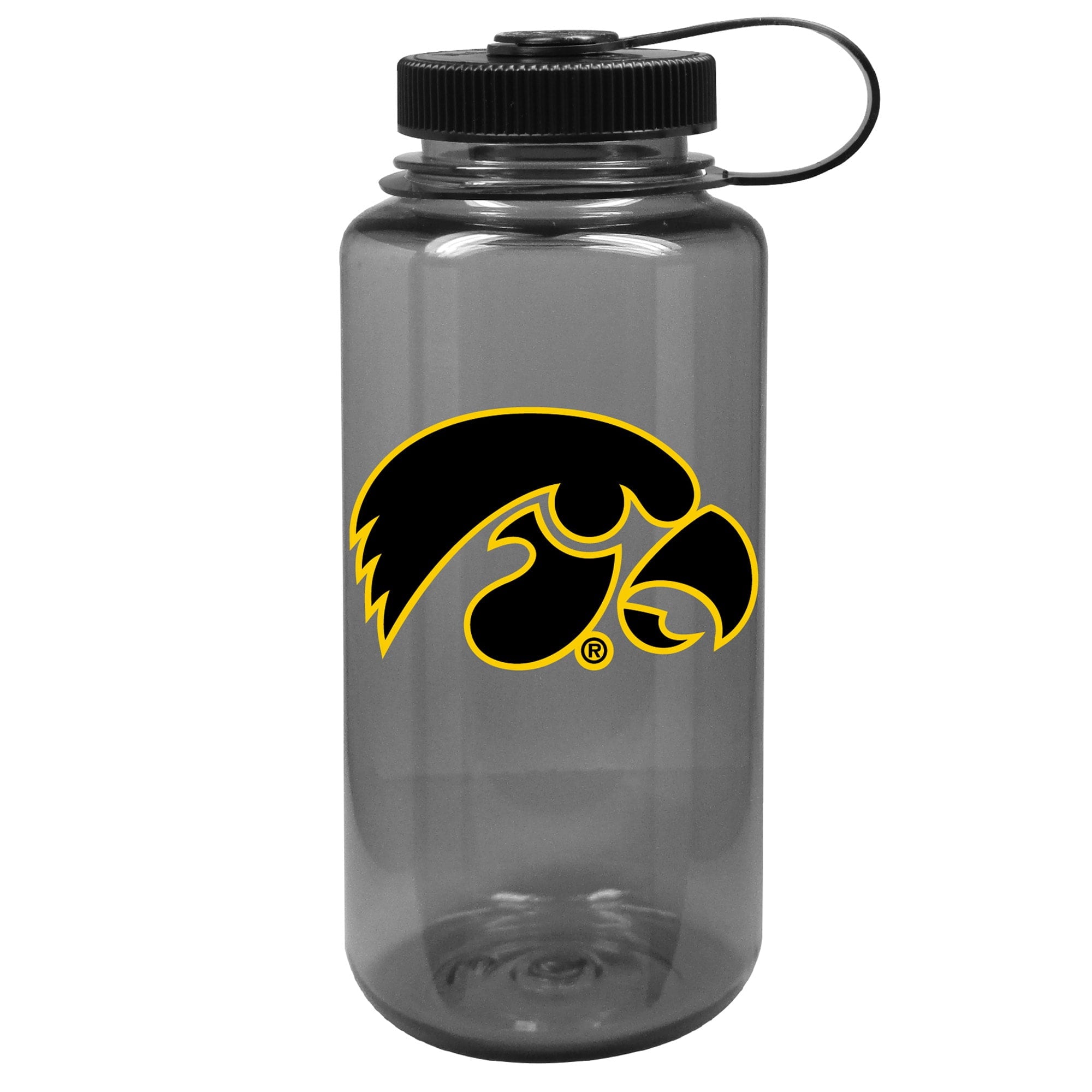 Black Iowa Hawkeyes 32oz. Nalgene Sustainable Wide Mouth Water Bottle - 7UQ1