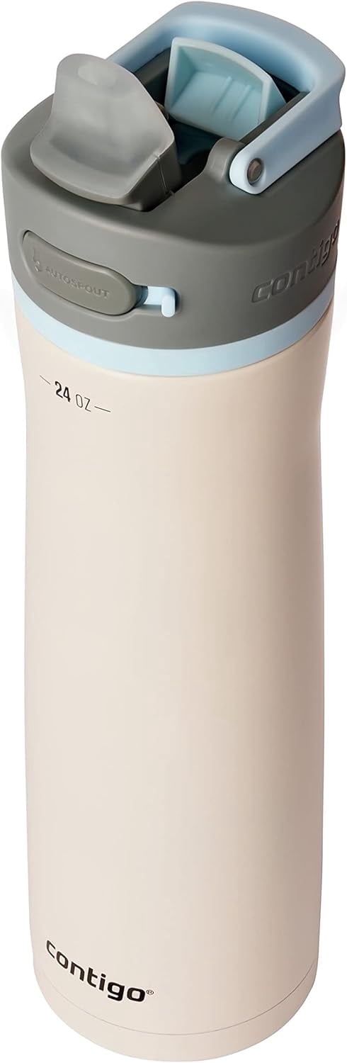 Contigo 24 oz. Wells Chill Stainless Steel Filter Water Bottle - Salt - MJSI