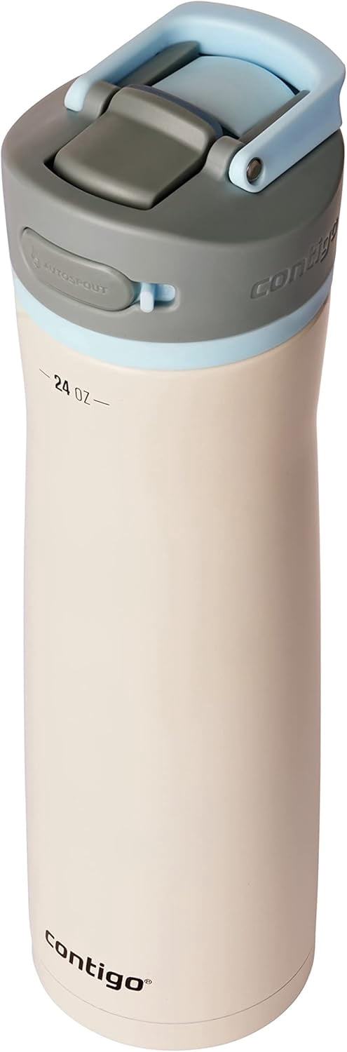 Contigo 24 oz. Wells Chill Stainless Steel Filter Water Bottle - Salt - MJSI