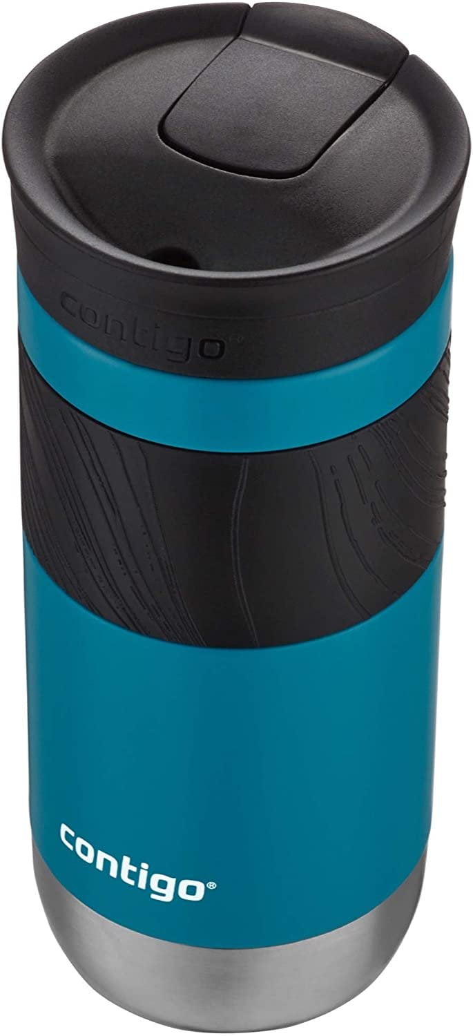 Contigo Byron 2.0 Stainless Steel Travel Mug with SNAPSEAL Lid and Grip, 20 oz, Sake &amp; Blue Corn, 2-Pack - 9K56