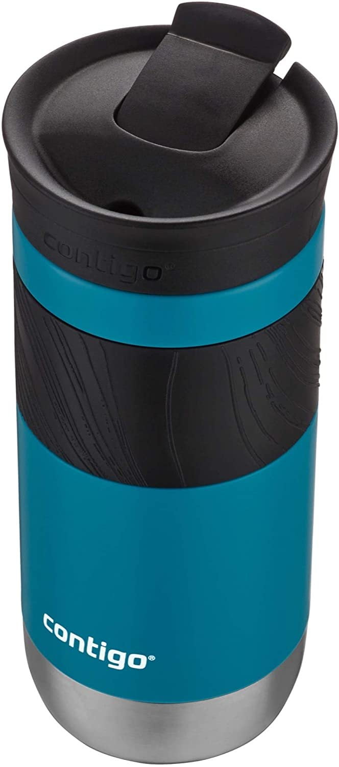 Contigo Byron 2.0 Stainless Steel Travel Mug with SNAPSEAL Lid and Grip, 20 oz, Sake &amp; Blue Corn, 2-Pack - 9K56