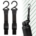 Linkidea 2 Pack Fence Hooks for Waterbottle, Compatible with Stanley, Nalgene, IRON FLASK with Handle Bottle &amp; Tumbler, S Shaped Hook Hanger Magnetic Buckle for Outdoor Sports Camping - SEIC
