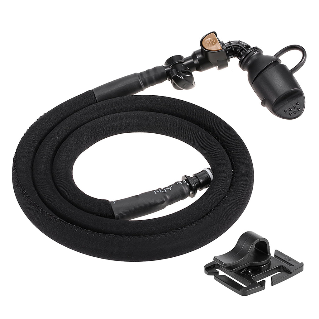Hydration Bladder Tube with On-off Switch Hydration Pack Hose Replacement Hydration Pack Tube Clip Hydration Bladder Accessory - 12HT
