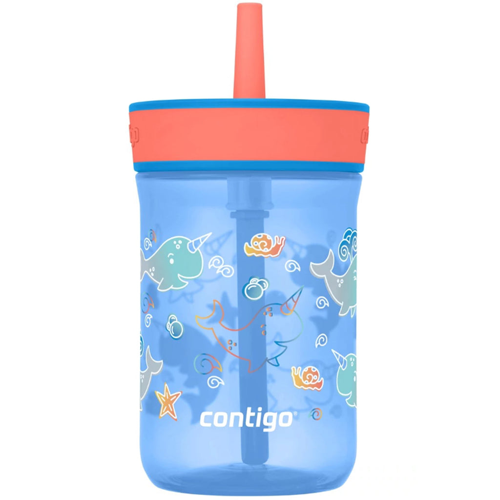 Contigo Kid's 14 oz. Leighton Tumbler with Straw - Juniper/Blue Forest - I20V