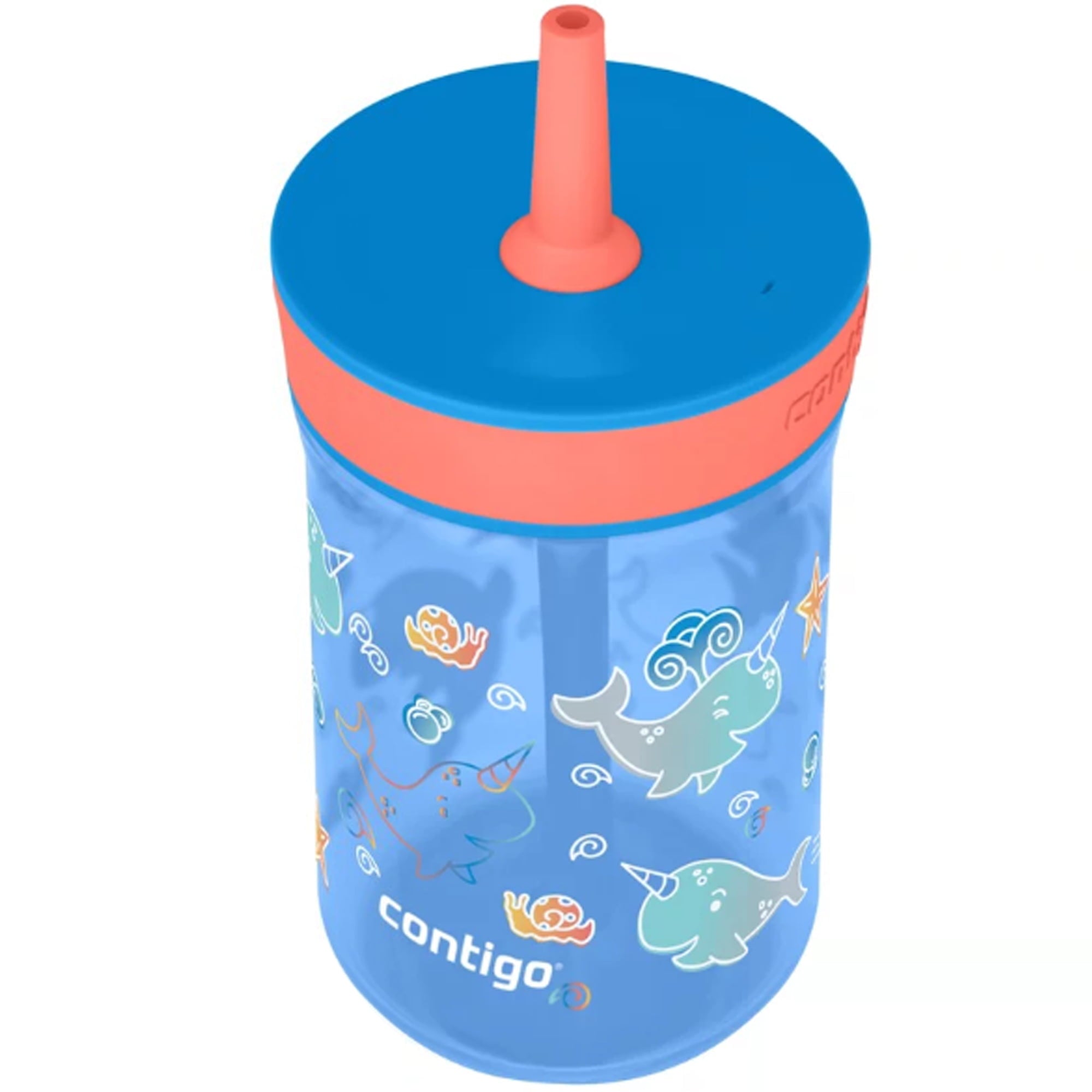 Contigo Kid's 14 oz. Leighton Tumbler with Straw - Juniper/Blue Forest - I20V