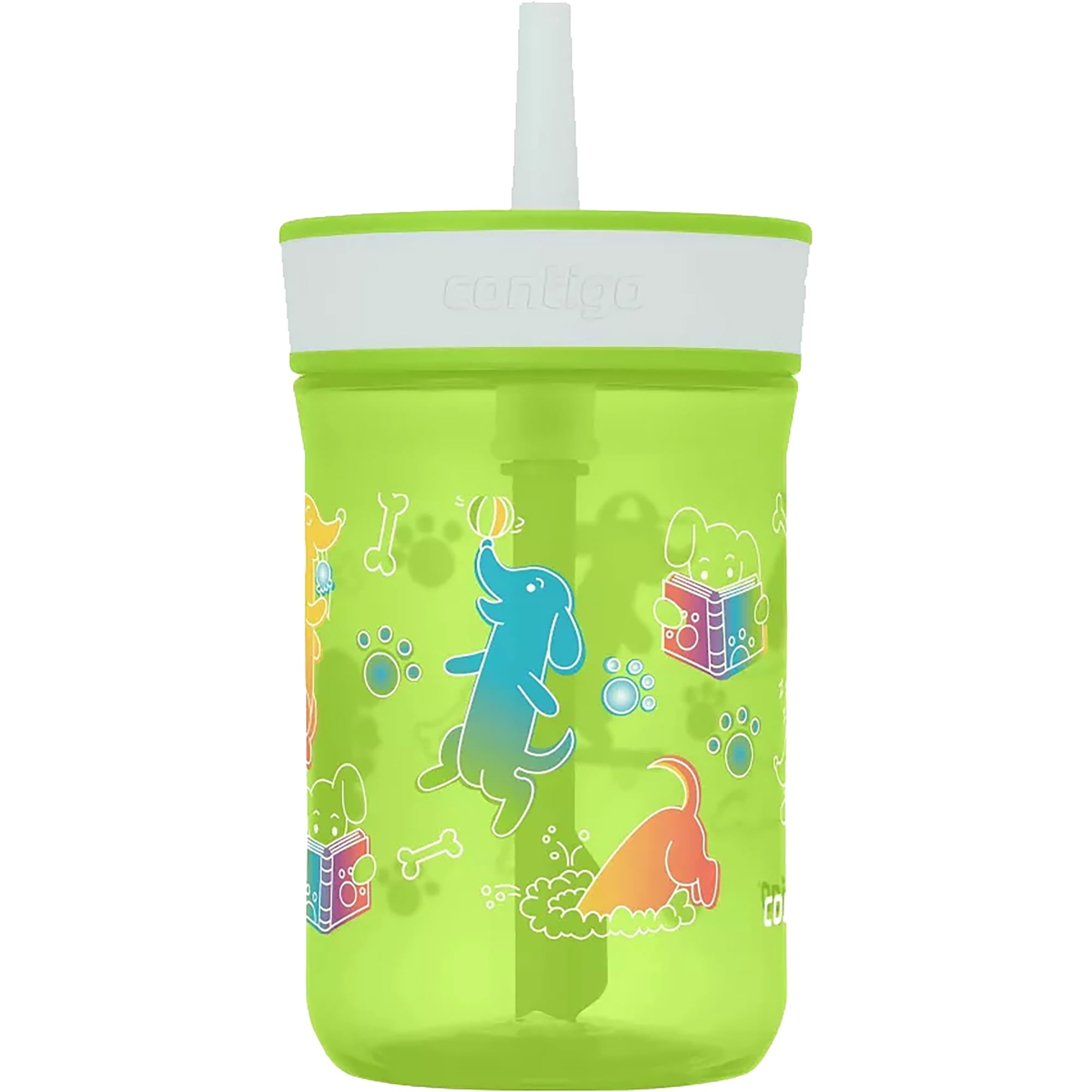 Contigo Kid's 14 oz. Leighton Tumbler with Straw - Juniper/Blue Forest - I20V