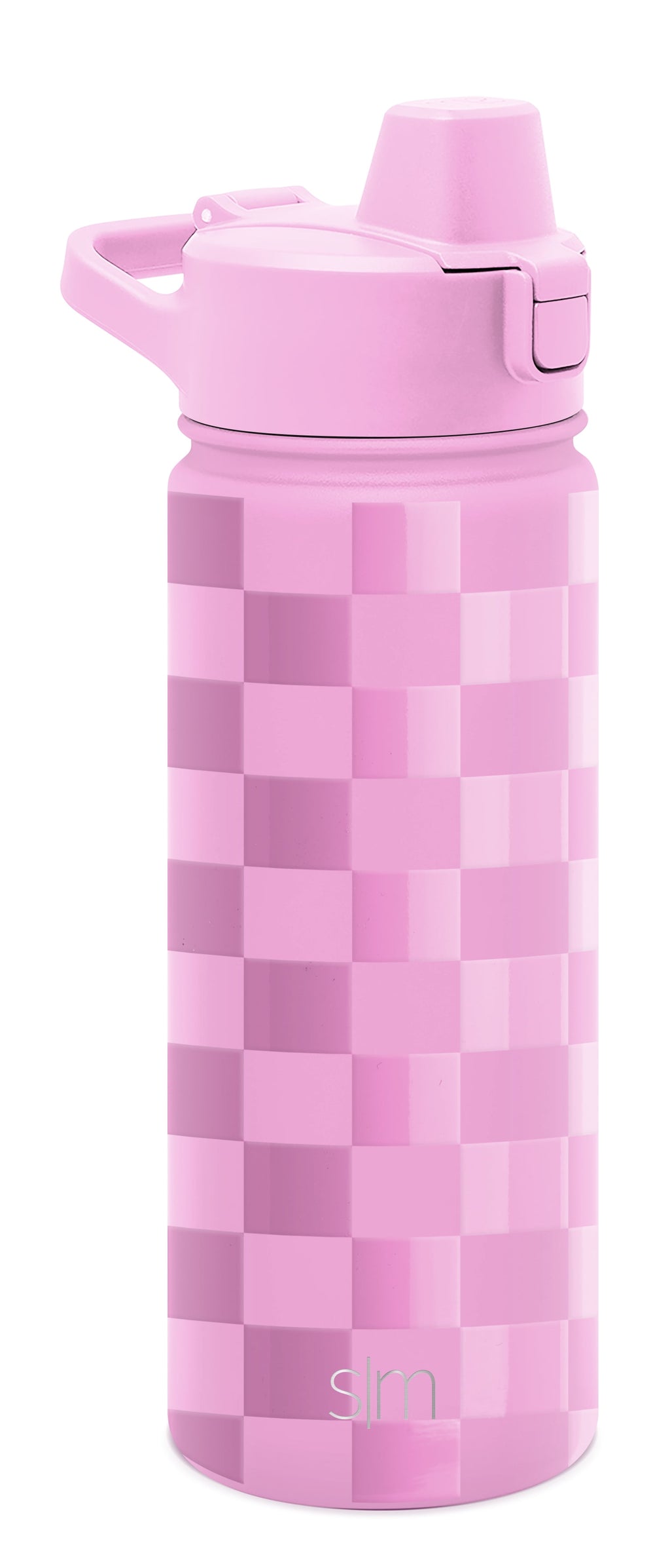 Simple Modern 18 fl oz Insulated Stainless Steel Summit Water Bottle with Covered Silicone Straw Lid | Sweet Taffy - RULS