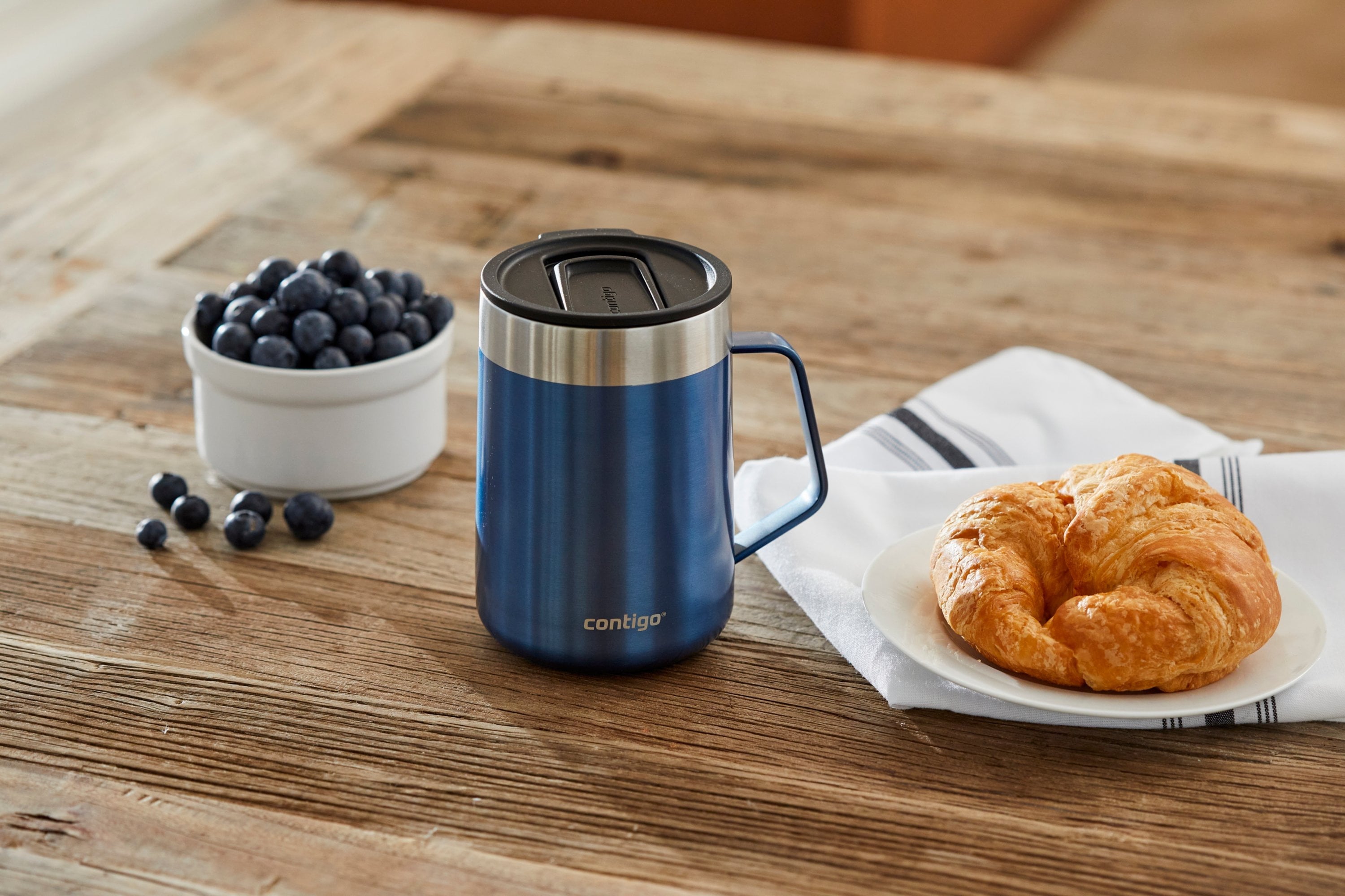 Contigo 14 oz. Streeterville Stainless Steel Mug - Blue Corn - XZBW