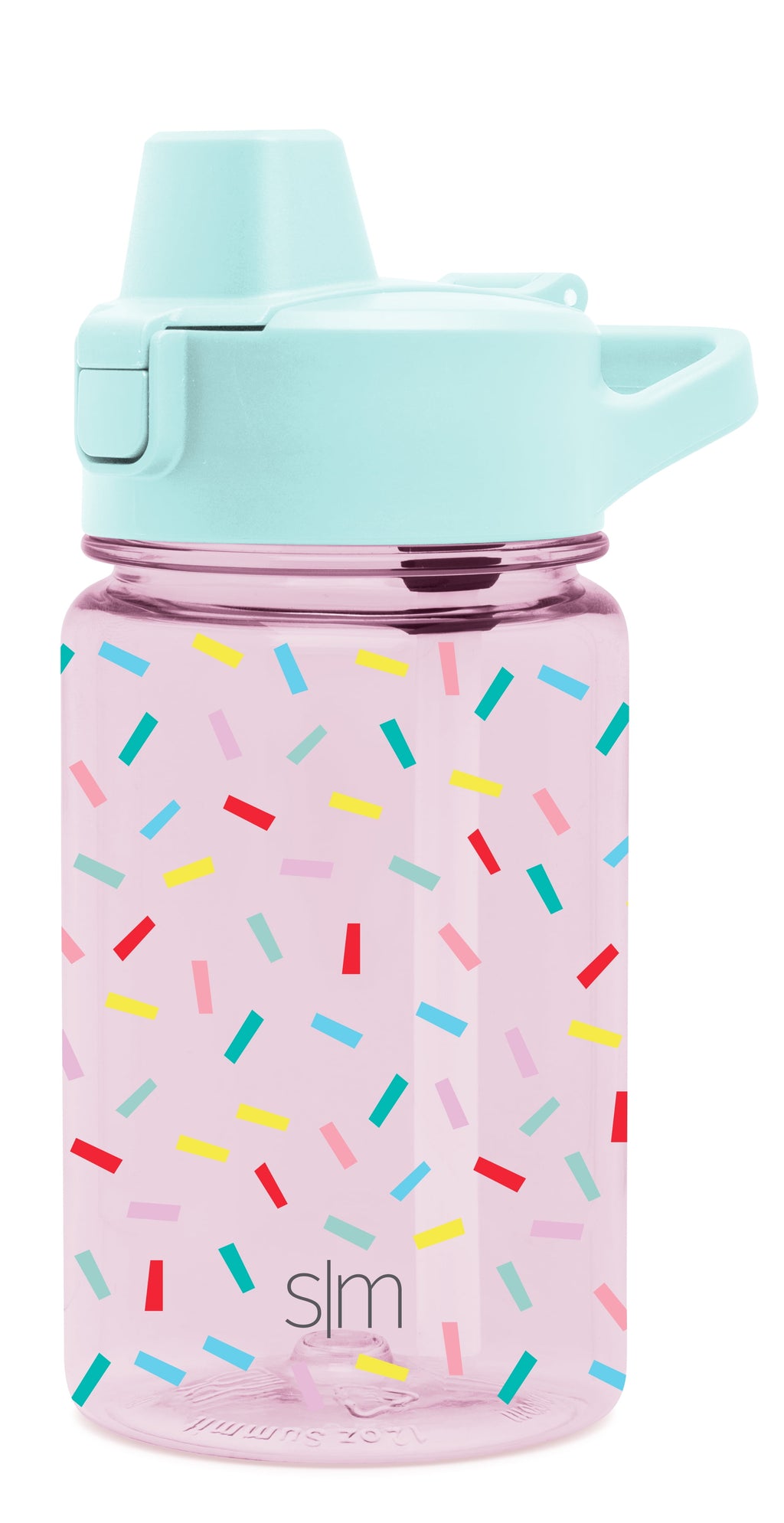 Simple Modern 12 fl oz Reusable Tritan Summit Water Bottle with Silicone Straw Lid | Birthday Cake - RMWS