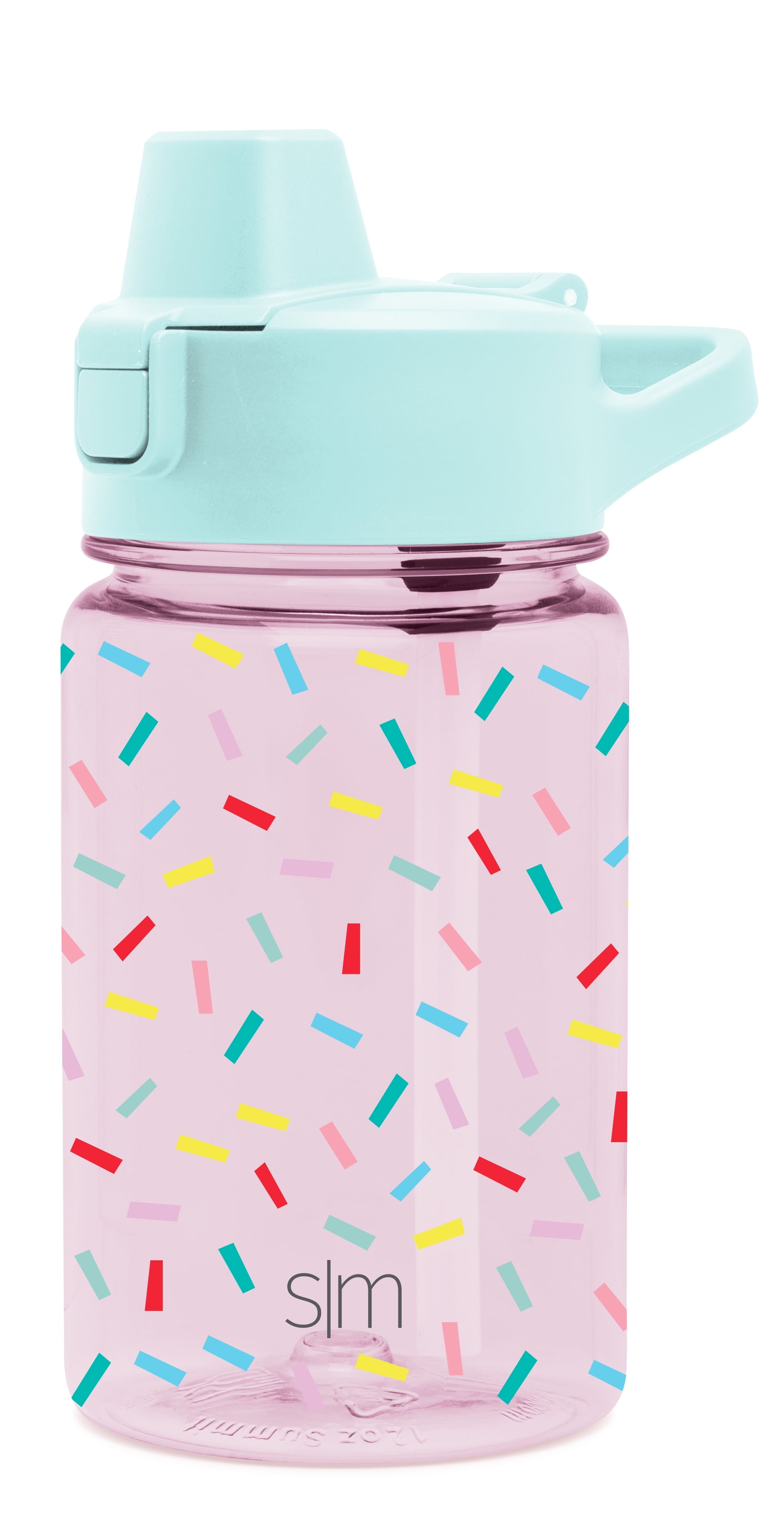 Simple Modern 12 fl oz Reusable Tritan Summit Water Bottle with Silicone Straw Lid | Birthday Cake - RMWS