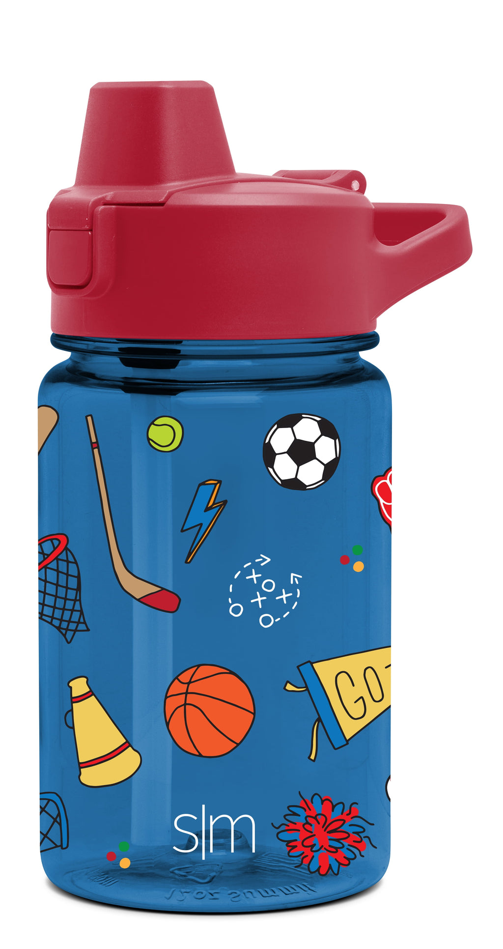 Simple Modern 12 fl oz Reusable Tritan Summit Water Bottle with Silicone Straw Lid | Birthday Cake - RMWS