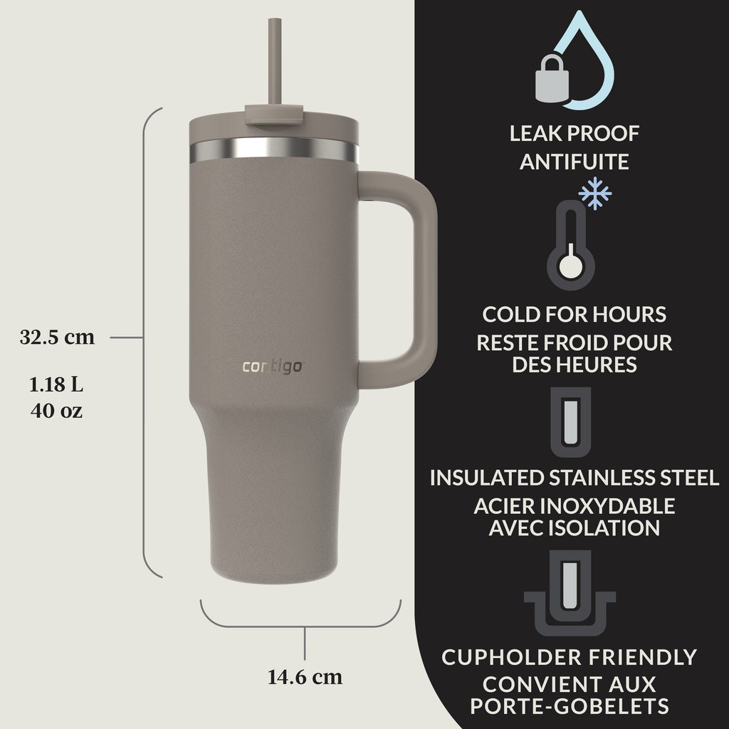 Contigo Streeterville Tumbler 40oz Inky Cap - T2DW