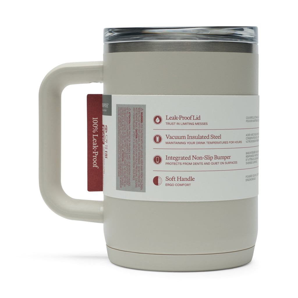 CamelBak Thrive 16oz Stainless Steel Leak-Proof Mug, Stone - UKK3