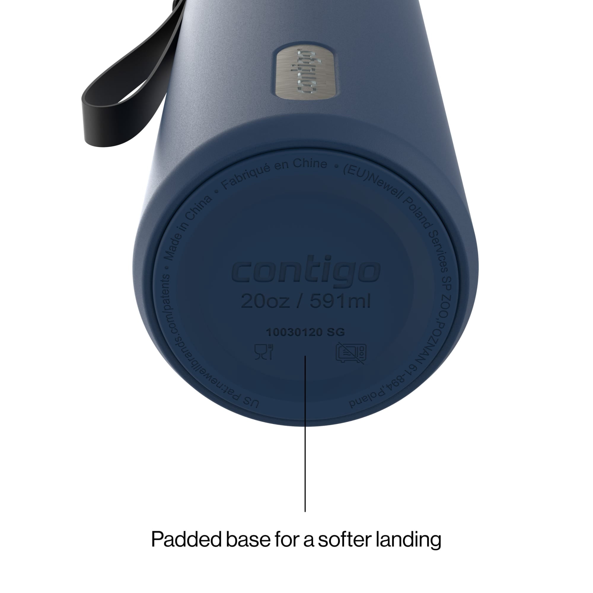 Contigo DualSip 20 oz Leakproof Insulated Water Bottle with 2-Way Lid - SQXA