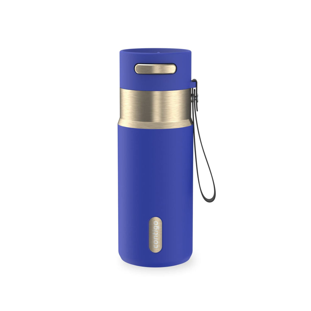 Contigo AutoSeal 16 oz Leakproof Water Bottle with Carrying Strap - QEYX