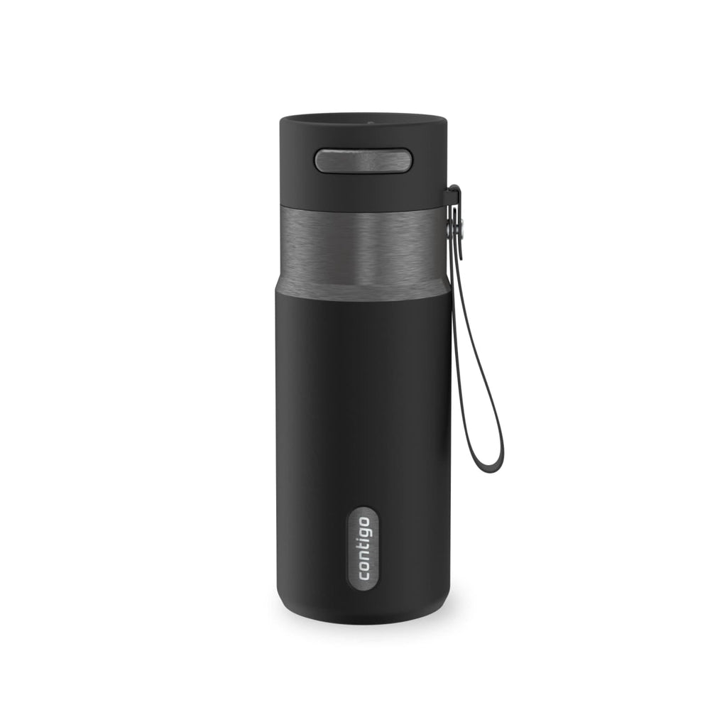 Contigo AutoSeal 16 oz Leakproof Water Bottle with Carrying Strap - QEYX