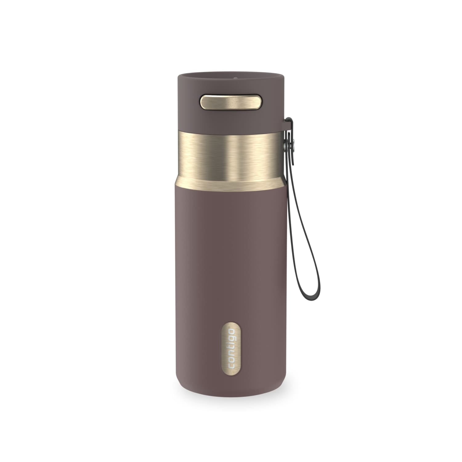 Contigo AutoSeal 16 oz Leakproof Water Bottle with Carrying Strap - QEYX