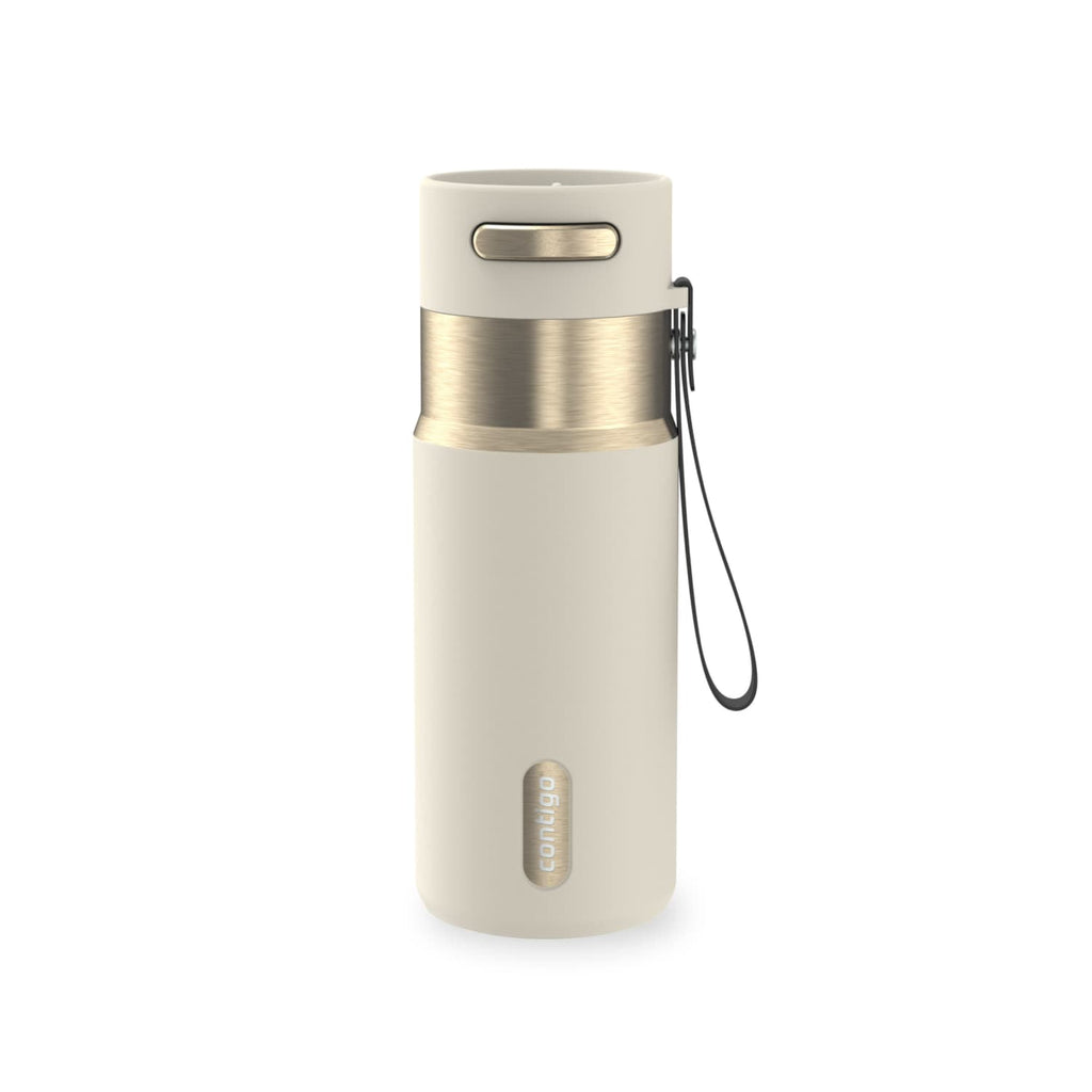 Contigo AutoSeal 16 oz Leakproof Water Bottle with Carrying Strap - QEYX