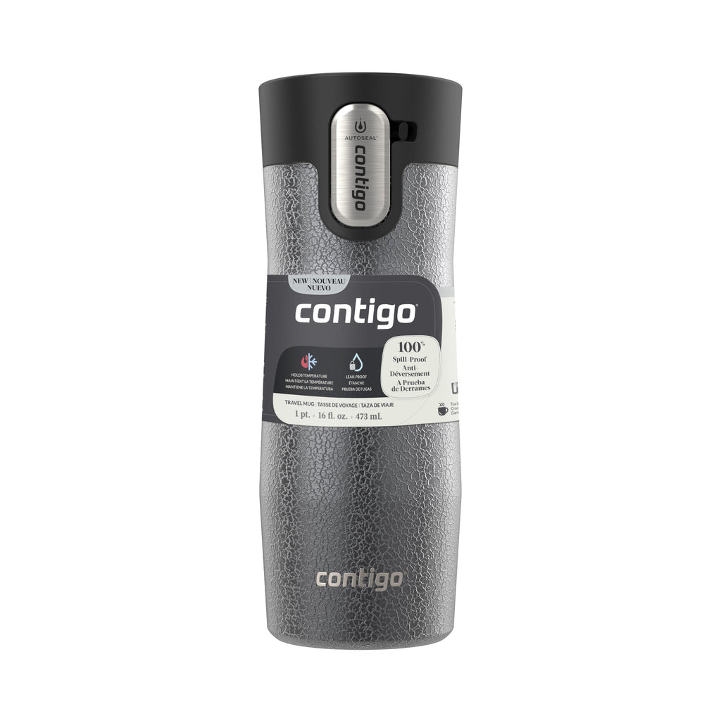 Contigo AUTOSEAL West Loop Vacuum-Insulated Stainless Steel Travel Mug with Easy-Clean Lid, 16 oz - W2X5