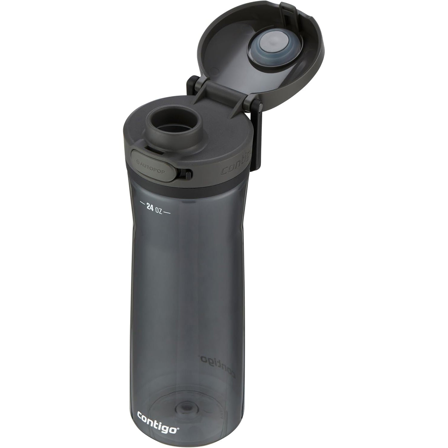 Contigo - Water Bottle with Leak-Proof and Locking Lid, BPA Free, 709ml Capacity, Black - YR9E
