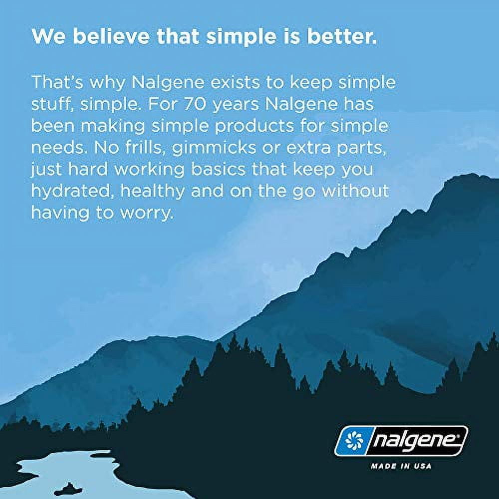 Nalgene Tritan OTF Water Bottle: 24oz, Glacial Blue - 3D3O