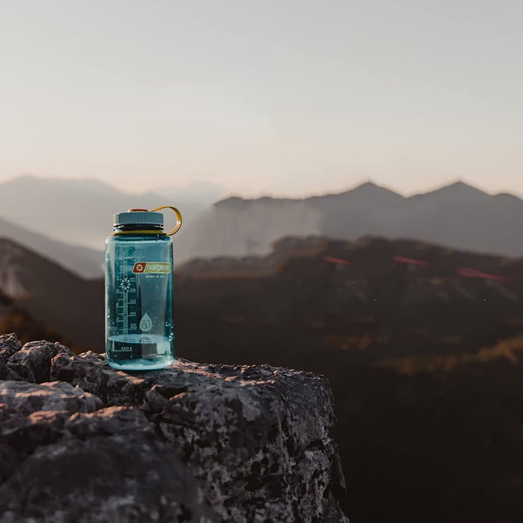 Nalgene Tritan OTF Water Bottle: 24oz, Glacial Blue - 3D3O