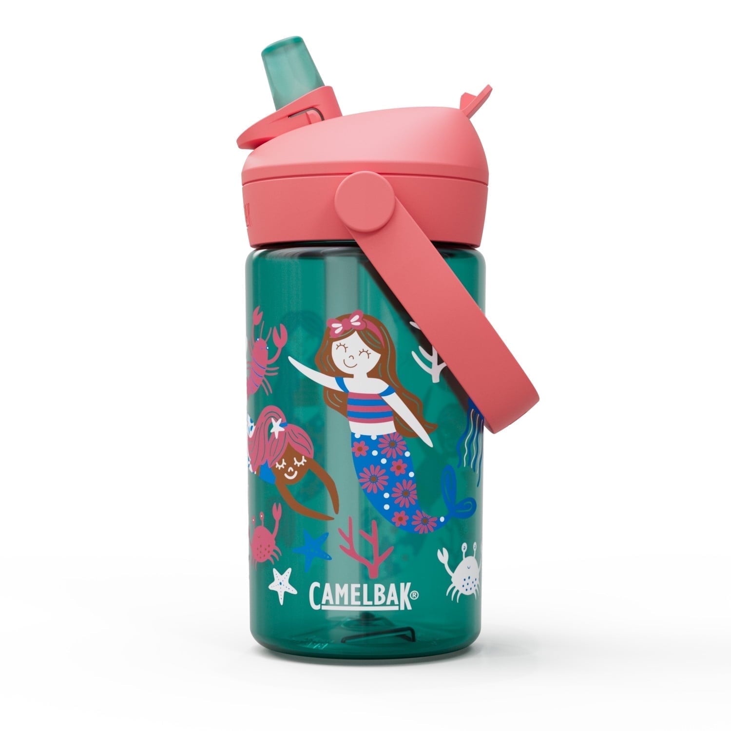 Camelbak Thrive™ Flip Straw Kids 14oz Bottle, Friendly Forest - 346C