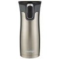 Contigo AUTOSEAL West Loop 2.0 Travel Mug, 16 oz., Stainless Steel with Black Button - UDF7