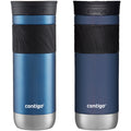 Contigo SNAPSEAL Insulated Stainless Steel Travel Mug with Grip, 20 oz, Blue Corn &amp; Midnight Berry, 2-Pack - PPN8