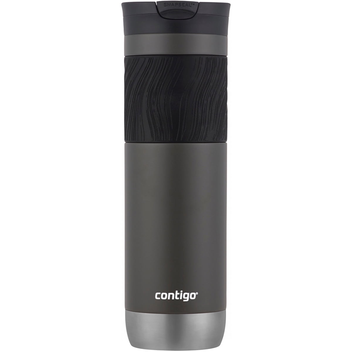 Contigo Byron 2.0 Stainless Steel Travel Mug with SNAPSEAL Lid and Grip in Black, 24 fl oz. - 6Q2C