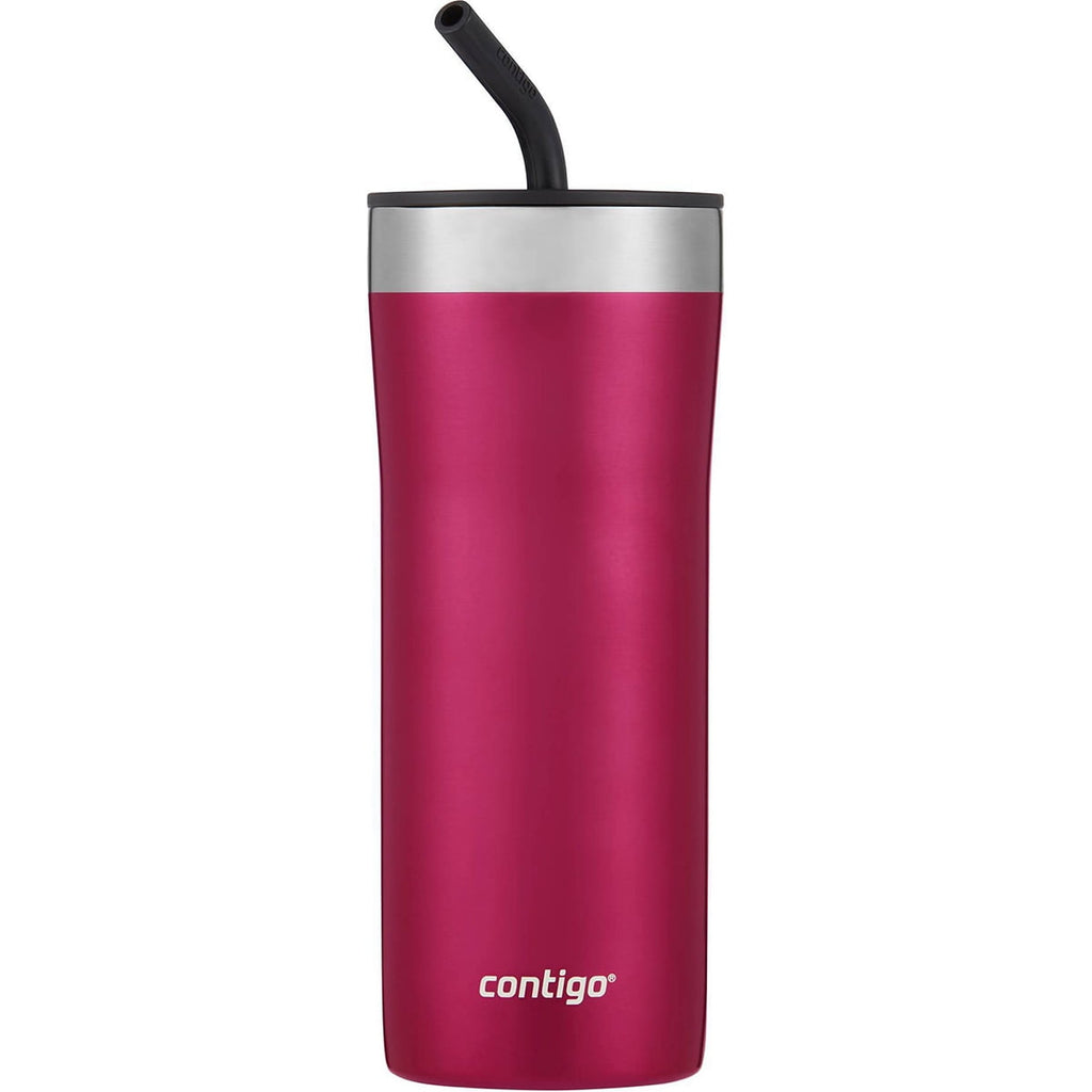 Contigo 24 oz. Streeterville Stainless Steel Tumbler with Straw - Dragon Fruit - CYT5