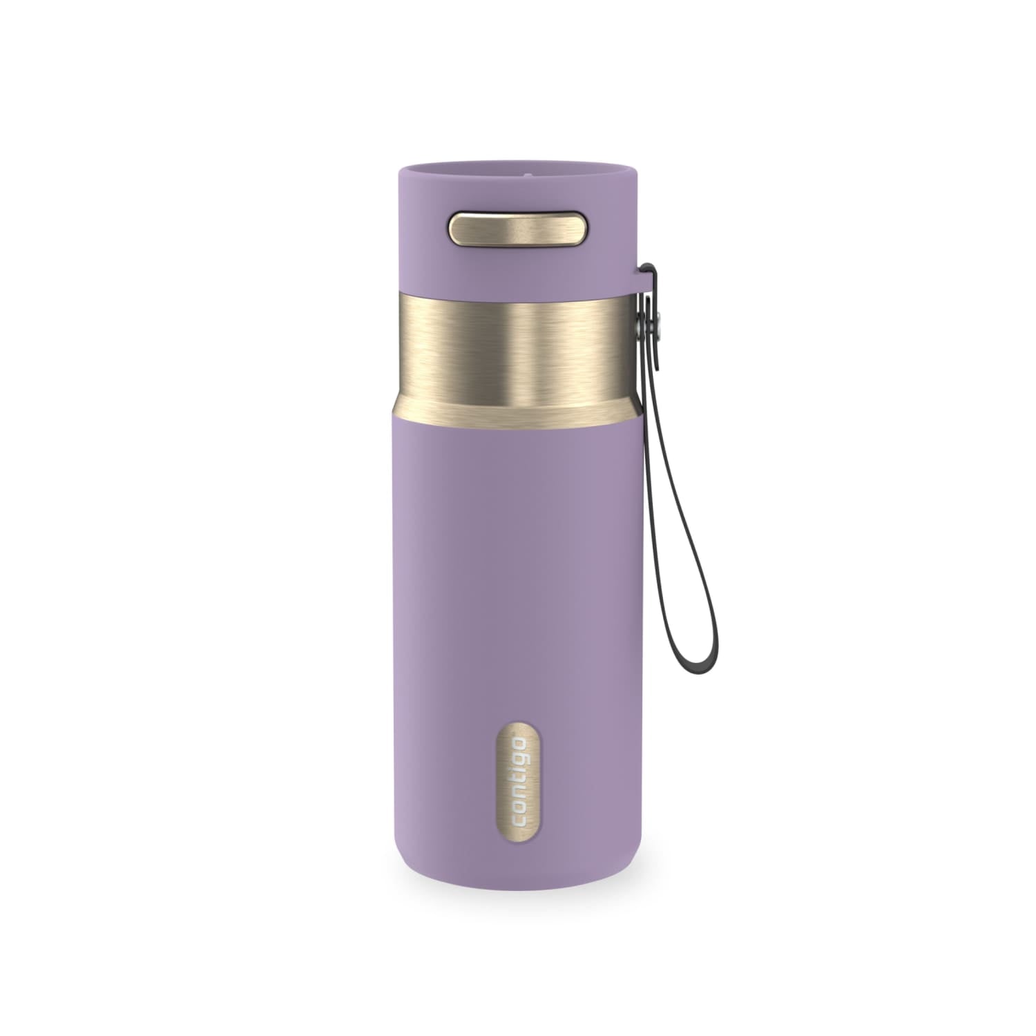 Contigo AutoSeal 16 oz Leakproof Water Bottle with Carrying Strap - QEYX