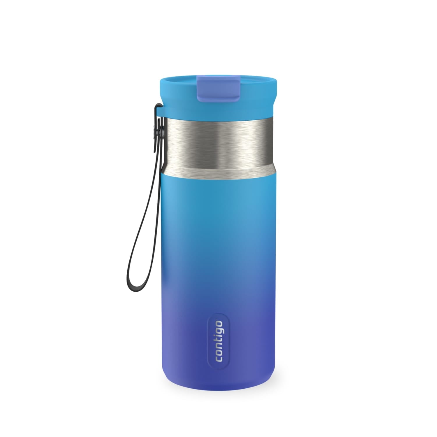 Contigo DualSip 16 oz Compact Leakproof Insulated Water Bottle with 2-Way Lid - XZVD
