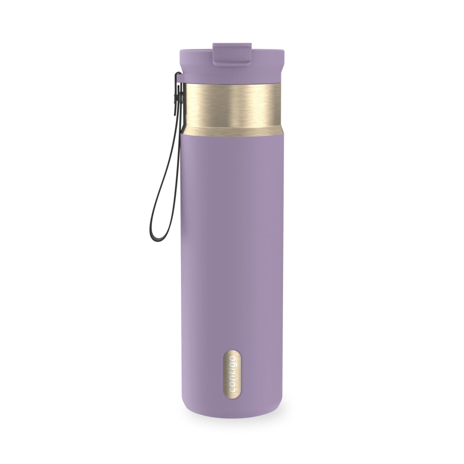 Contigo DualSip 24 oz Leakproof Insulated Water Bottle with Carrying Strap and 2-Way Lid - 9XU3