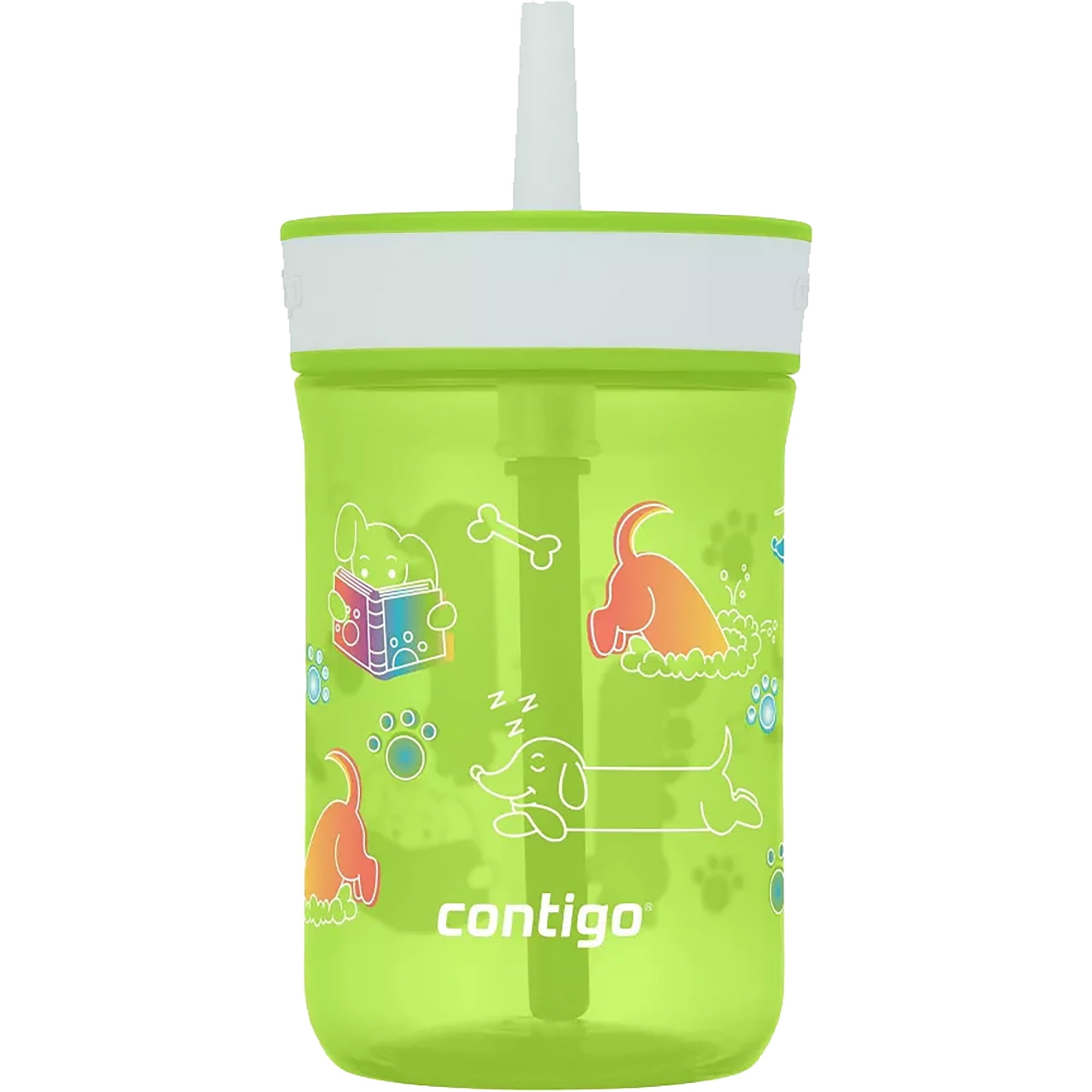 Contigo Kid's 14 oz. Leighton Tumbler with Straw - Juniper/Blue Forest - I20V
