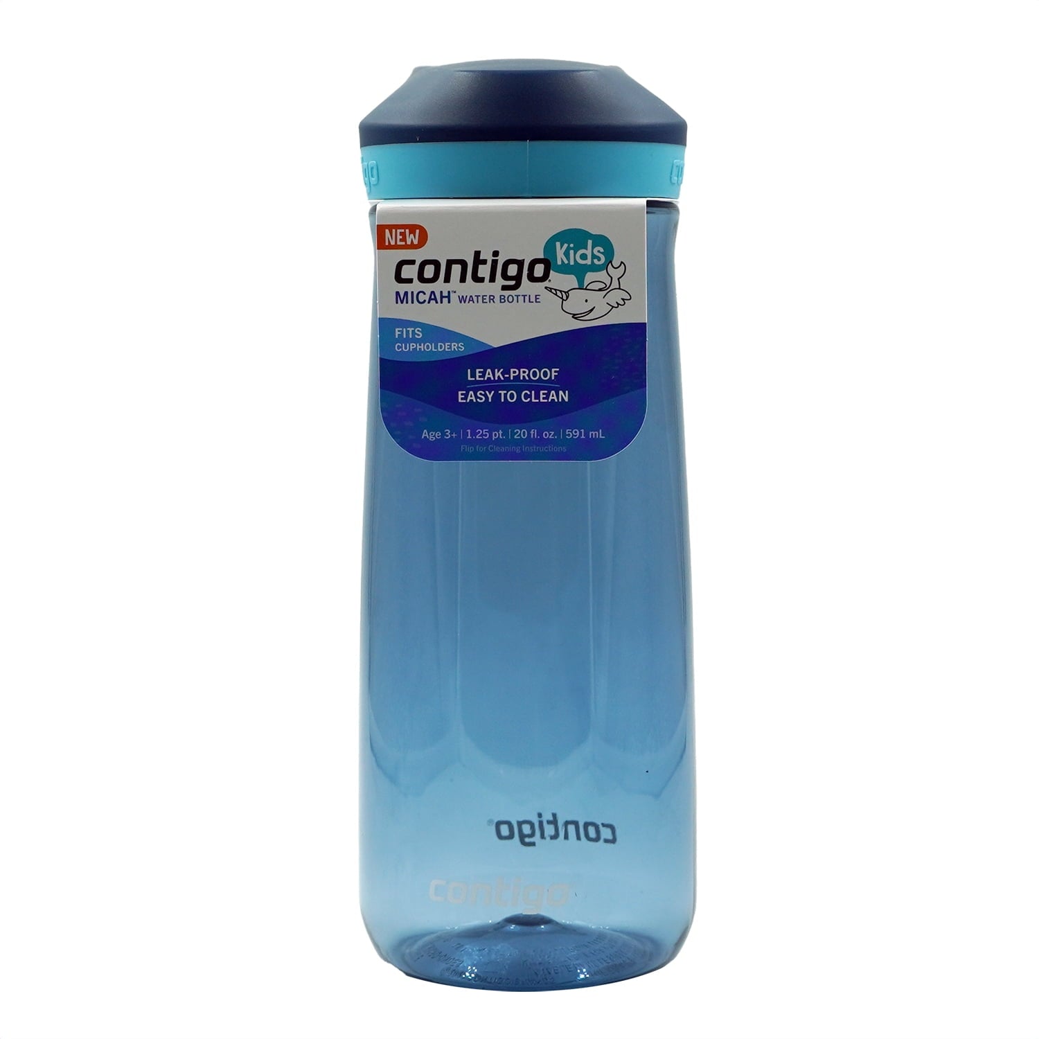 Contigo Kid's 20 oz. Micah Water Bottle w/ Simple Lid - Pineapple/Cool Lime - RLY3