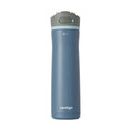 Contigo® Wells Chill Stainless Steel Filter Water Bottle with AUTOSPOUT® Straw Lid, 24 oz., Dark Ice - U129