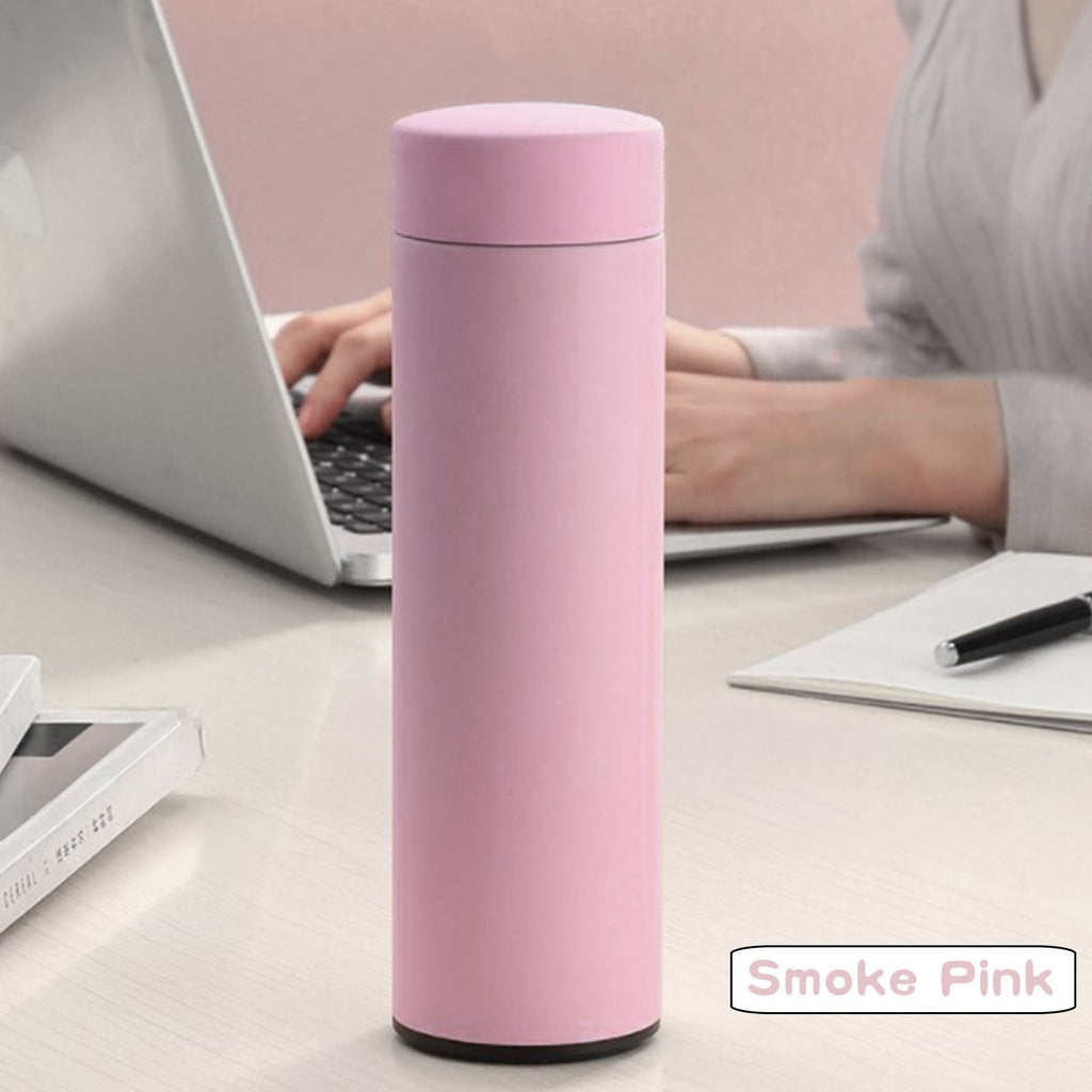 Stainless Steel Insulation Cup Cute Mini Portable Children Student Water Bottle Coffee Travel Mug LED Temperature Display Double Walled Vacuum Long Lasting Insulation - G4N6