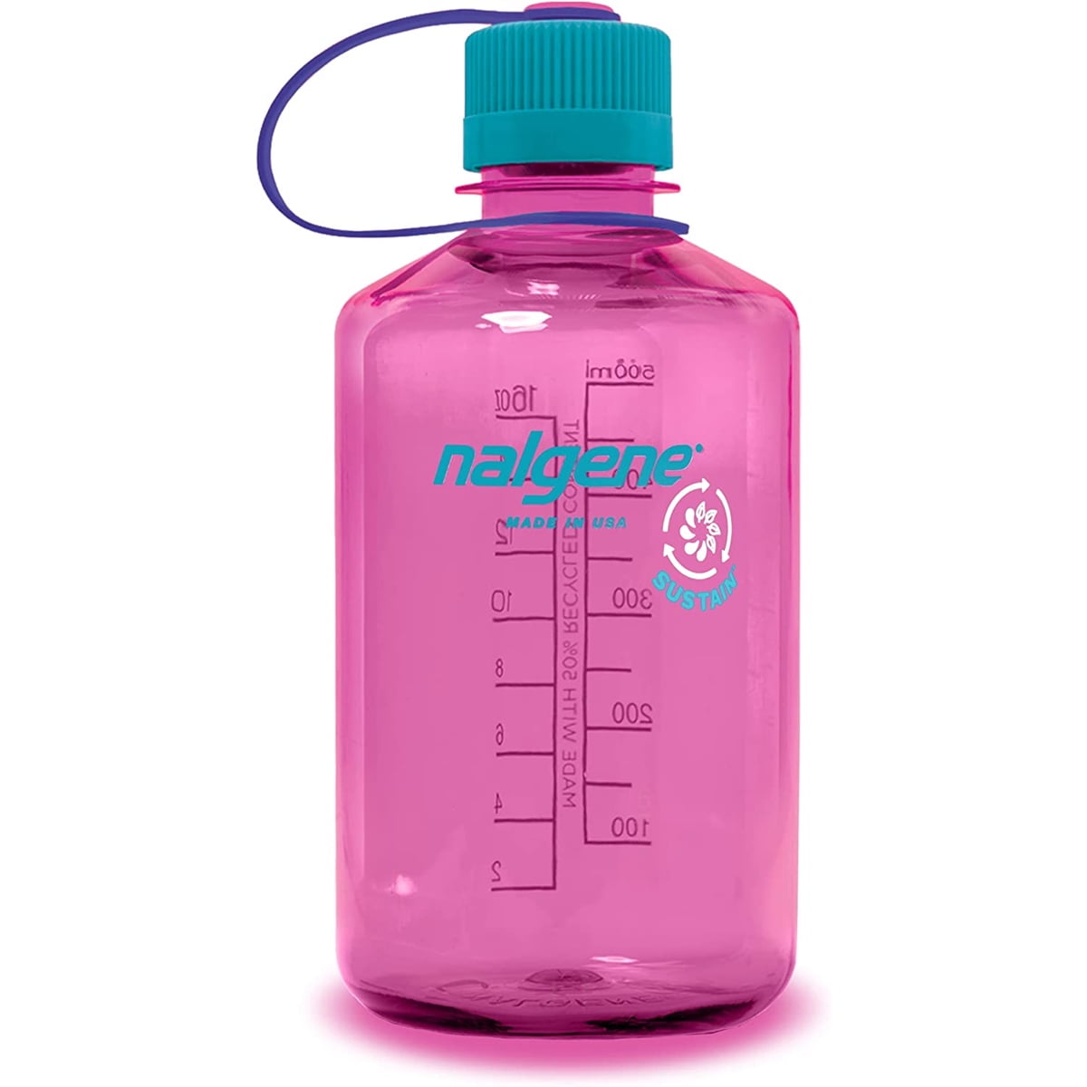 Nalgene Sustain 16 oz. Narrow Mouth Water Bottle - Cornflower Blue - NR6Z