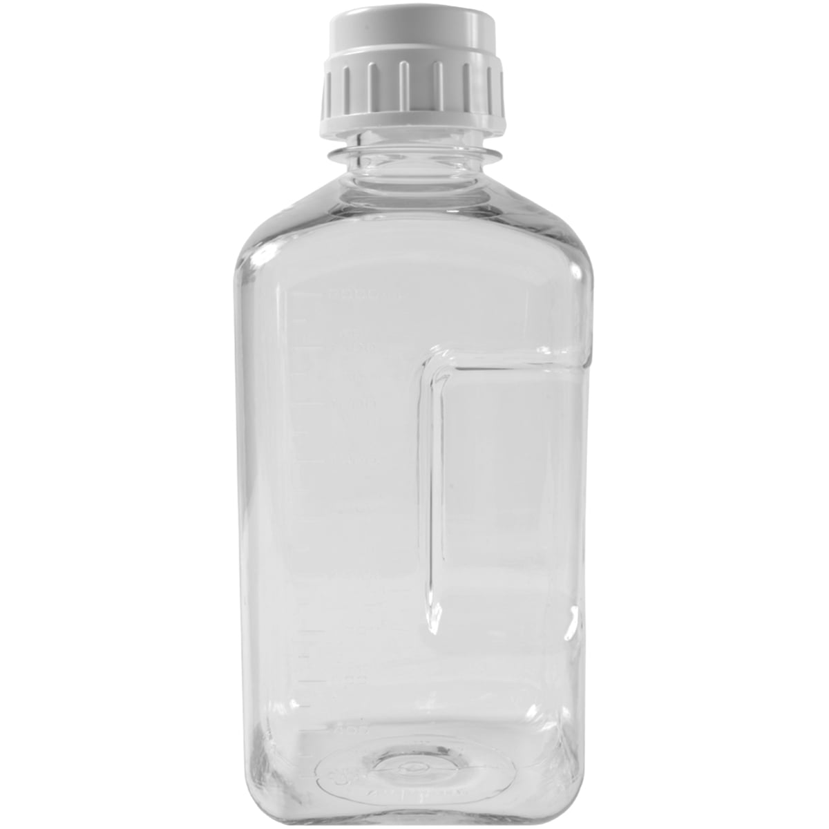 Nalgene Transparent Lexan Polycarbonate Square Storage Bottle - 8 oz. - Clear - W2M7