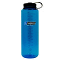 Nalgene Sustain Tritan BPA-Free Water Bottle Made with Material Derived from 50% Plastic Waste (using ISCC certified mass balance), 48 OZ, Wide Mouth, Blue - 9HQS