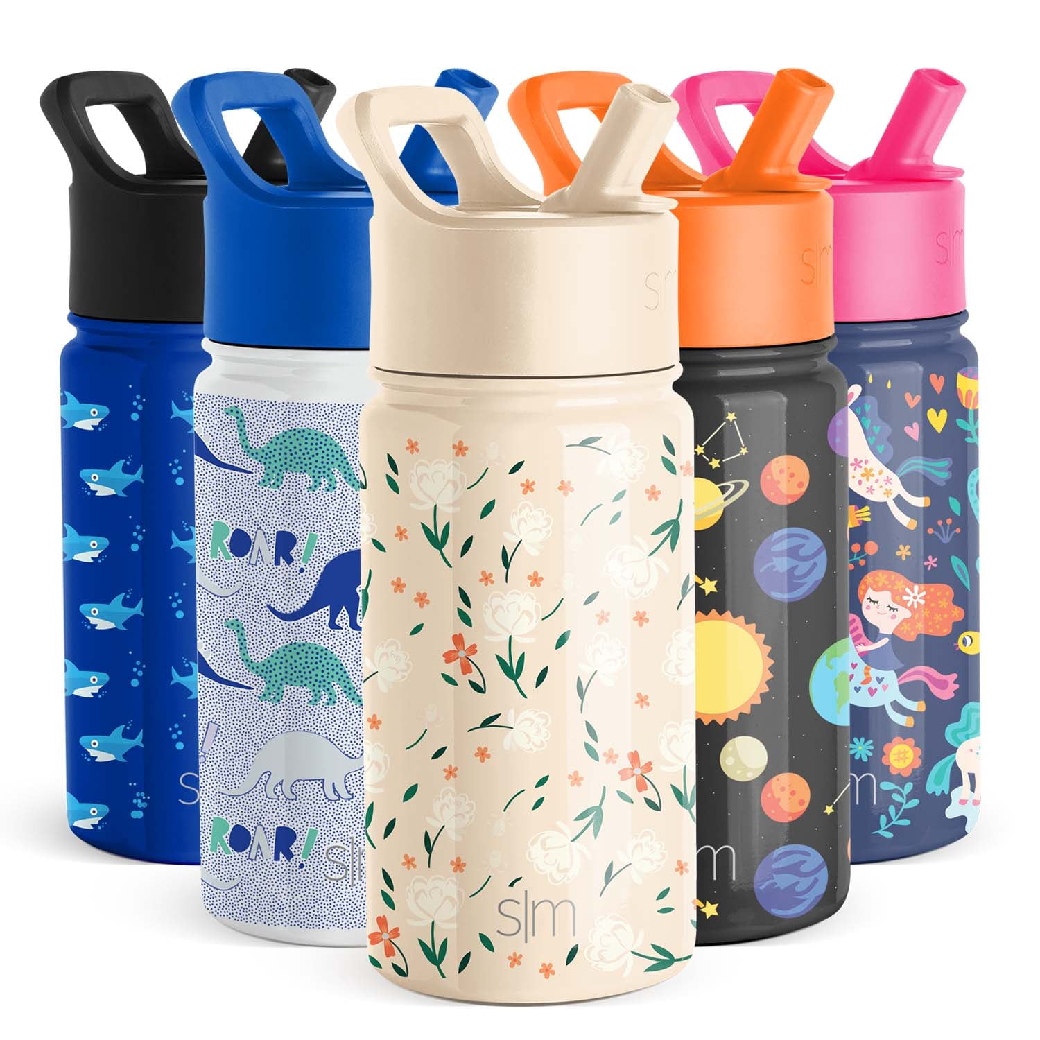 Simple Modern Summit Water Bottle Straw Lid Vacuum Insulated Stainless Steel Bottle | 18 fl oz - 73TK