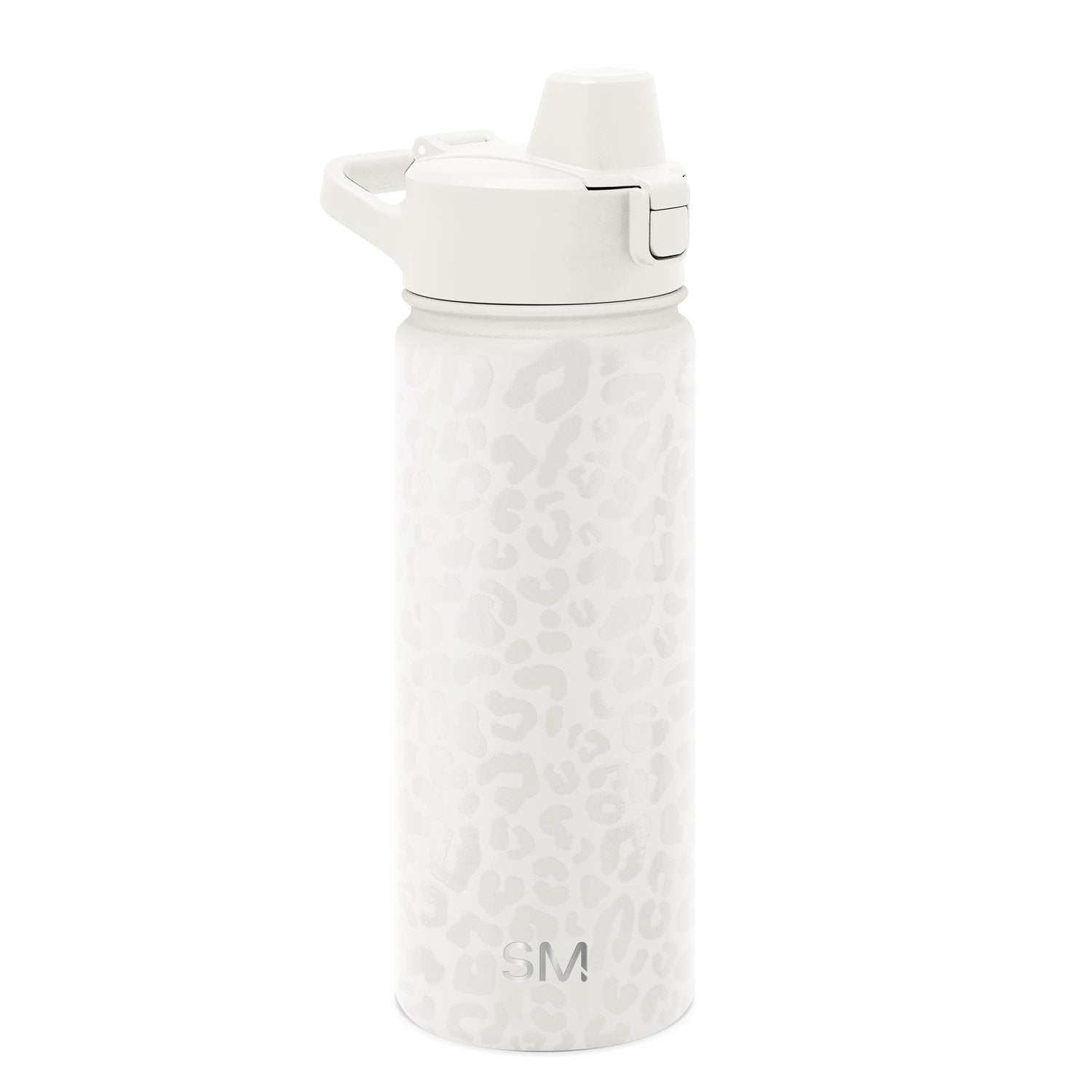 Simple Modern 18 fl oz Insulated Stainless Steel Summit Water Bottle with Covered Silicone Straw Lid | Sweet Taffy - RULS
