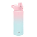 Simple Modern 18 fl oz Insulated Stainless Steel Summit Water Bottle with Covered Silicone Straw Lid | Sweet Taffy - RULS