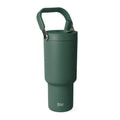 Simple Modern 30 fl oz Insulated Stainless Steel Trek Pivot Tumbler with Straw Lid and Top Handle|Forest - LCNF