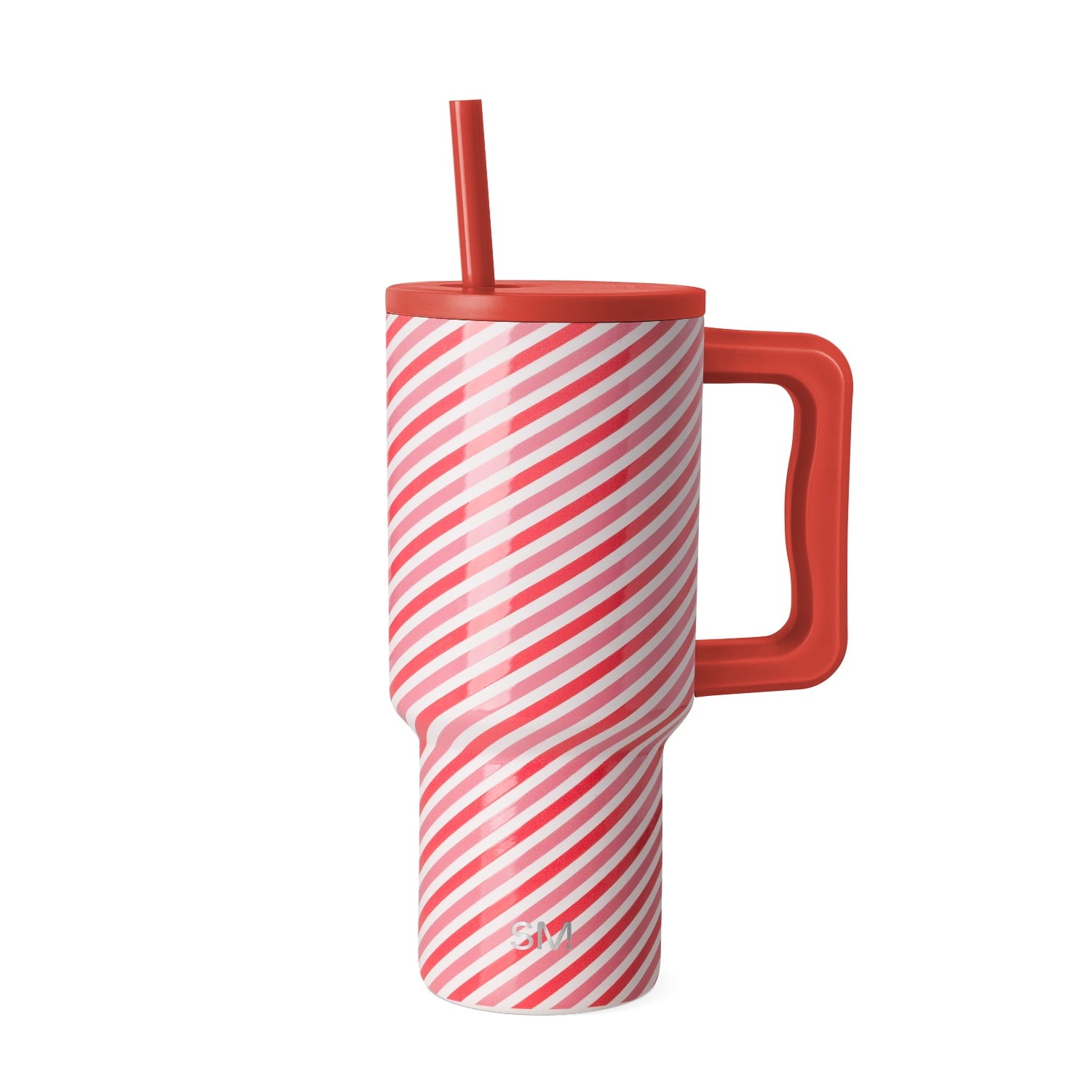 Simple Modern 30 fl oz Insulated Stainless Steel Trek Tumbler with Straw Lid | Seaglass Sage and Cream Checkmate - ON24