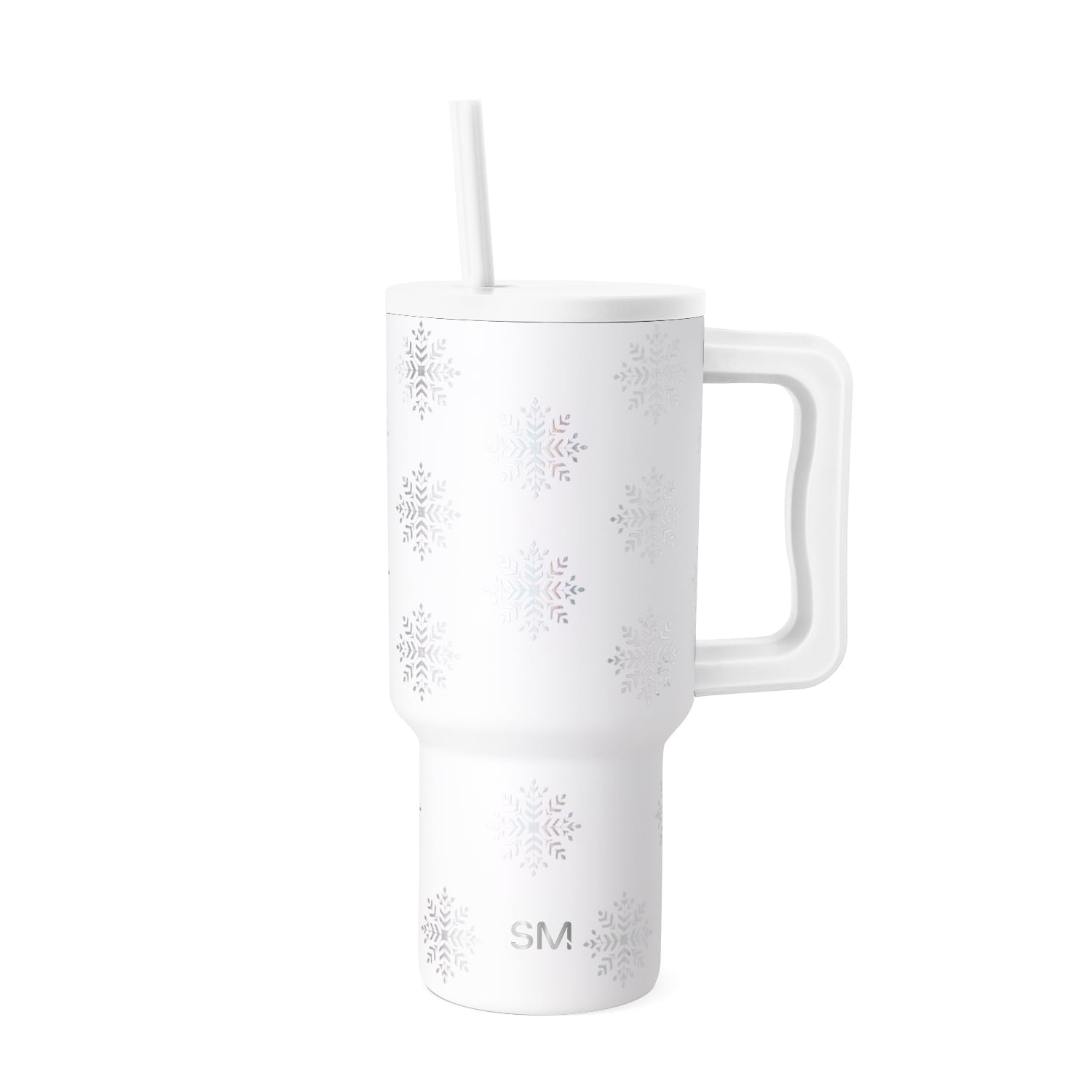 Simple Modern 30 fl oz Insulated Stainless Steel Trek Tumbler with Straw Lid | Seaglass Sage and Cream Checkmate - ON24